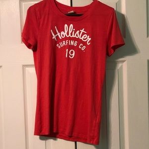 Orange/pink hollister orange t-shirt